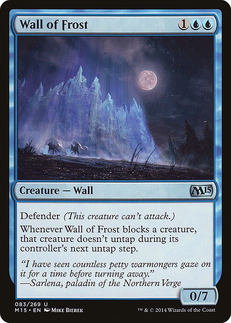 Wall of Frost (M15-083)  Foil
