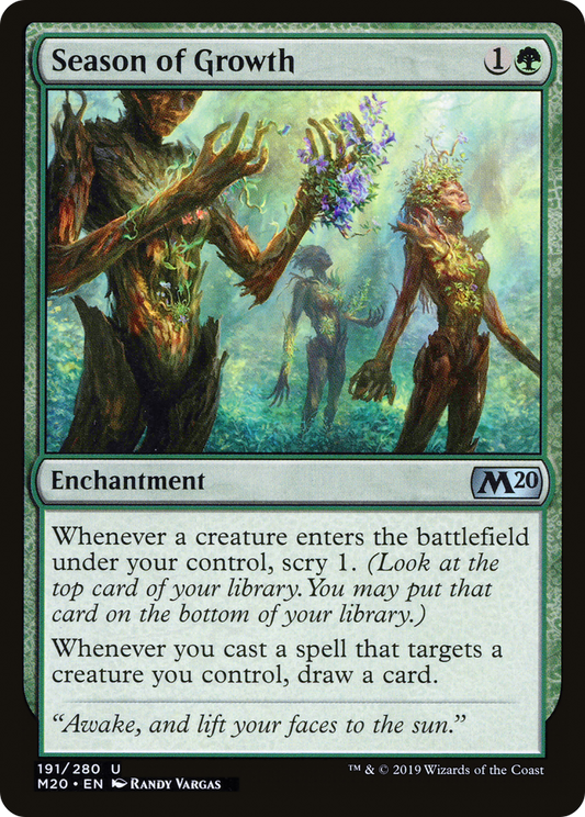 Season of Growth (M20-191)