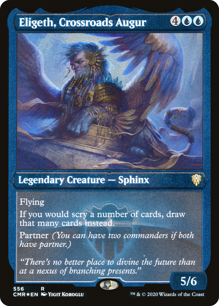 Eligeth, Crossroads Augur (Foil Etched) (CMR-556)  Foil