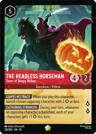 The Headless Horseman (Terror of Sleepy Hollow) - 125/204 - Legendary (Foil)