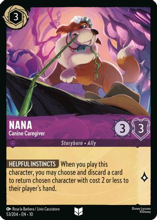 Nana (Canine Caregiver) - 53/204 - Uncommon (Foil)