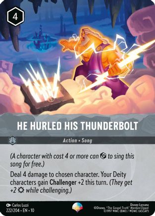 He Hurled His Thunderbolt - 222/204 - Epic