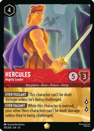 Hercules (Mighty Leader) - 118/204 - Legendary (Foil)