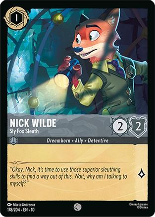 Nick Wilde (Sly Fox Sleuth) - 178/204 - Common