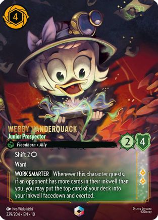 Webby Vanderquack (Junior Prospector) - 229/204 - Enchanted