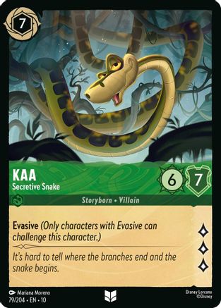 Kaa (Secretive Snake) - 79/204 - Uncommon (Foil)