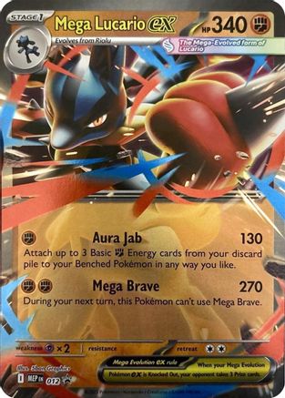 Mega Lucario ex 012 - Promo