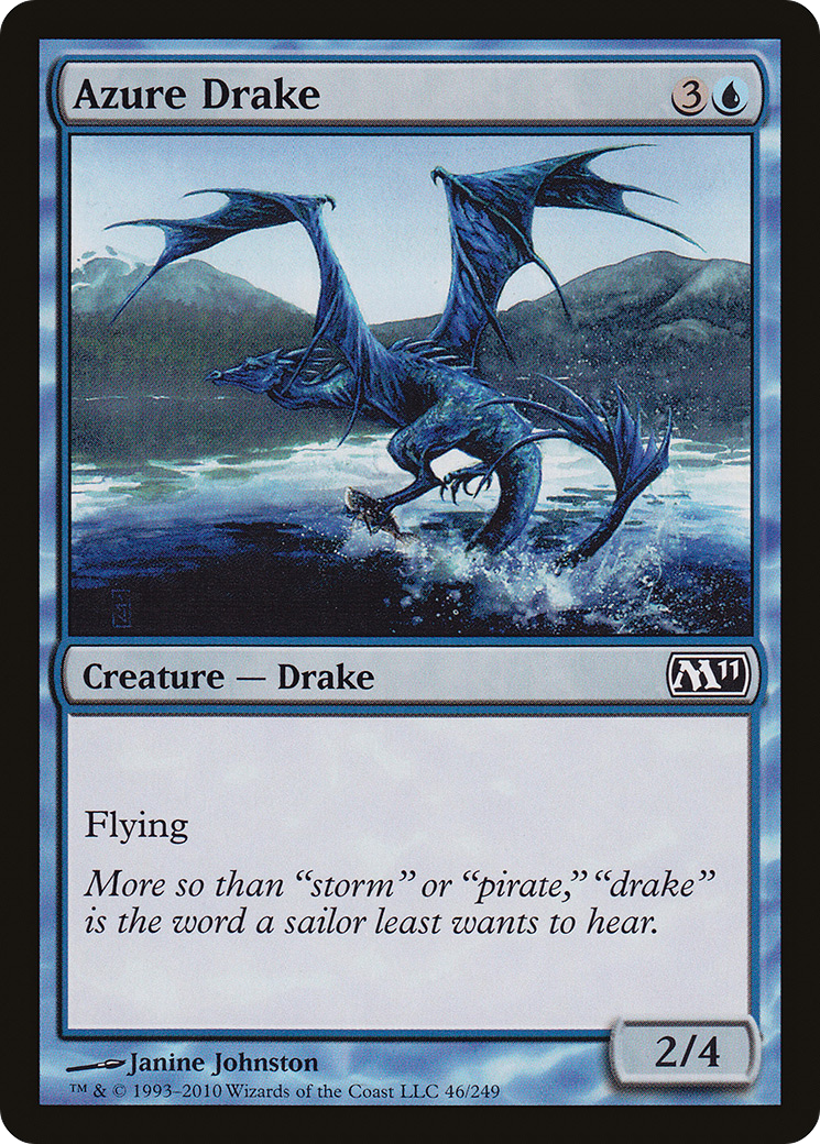 Azure Drake (M11-046)  Foil