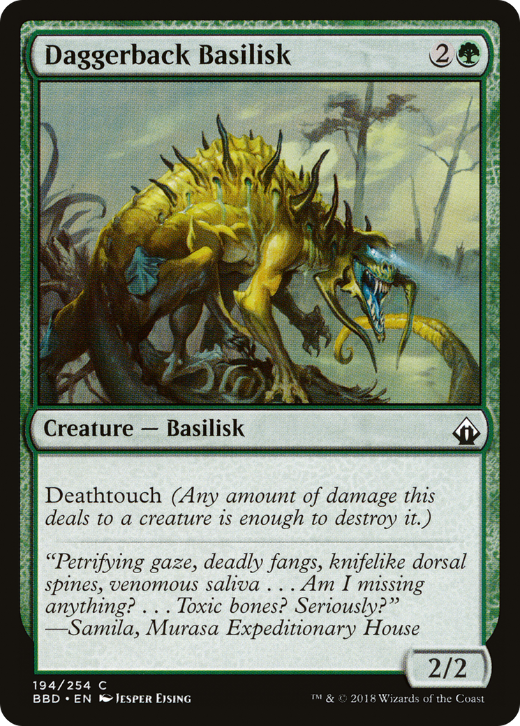 Daggerback Basilisk (BBD-194)  Foil