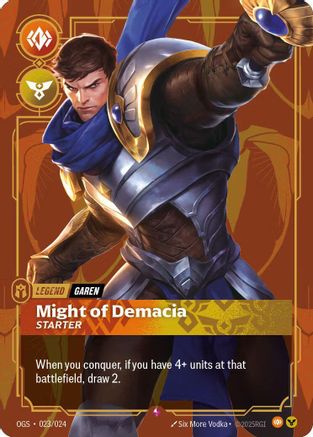 Garen - Might of Demacia (Metal) - 023/024 - Rare