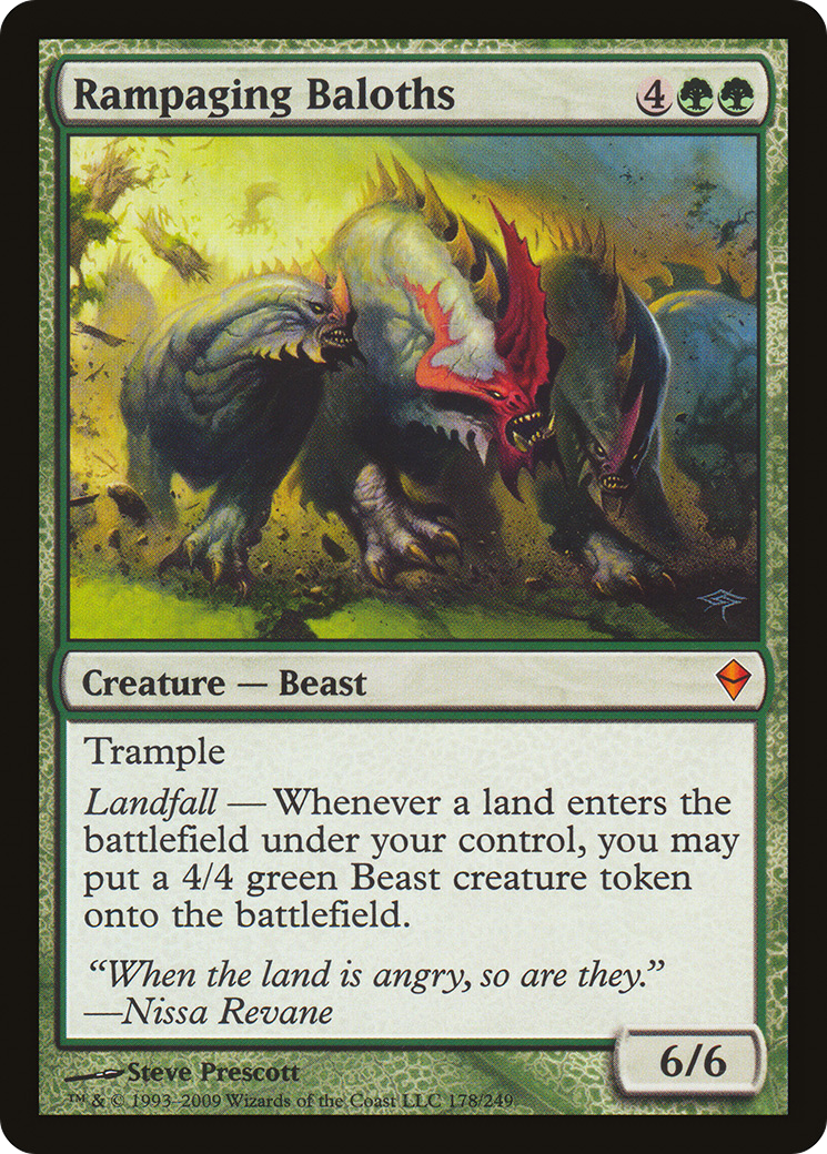 Rampaging Baloths (ZEN-178)  Foil
