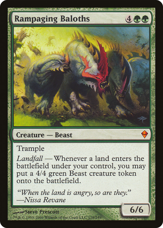 Rampaging Baloths (ZEN-178)  Foil