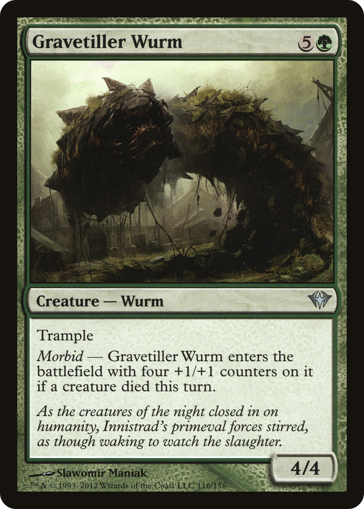 Gravetiller Wurm (DKA-116)  Foil