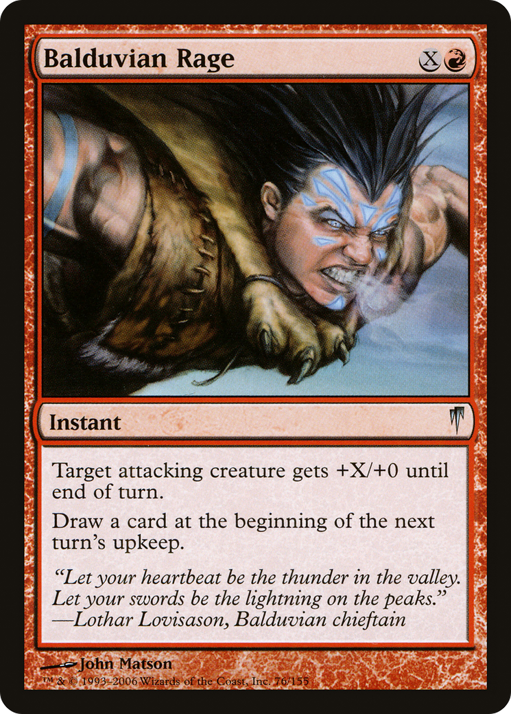 Balduvian Rage (CSP-076)  Foil