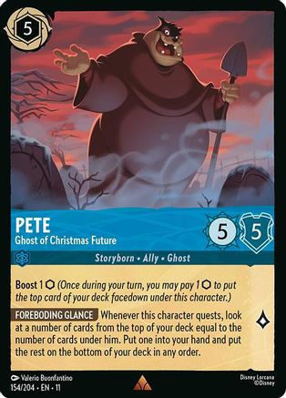 Pete (Ghost of Christmas Future) - 154/204 - Rare (Foil)