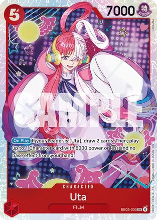 Uta (003) -  (EB03-003) - Super Rare