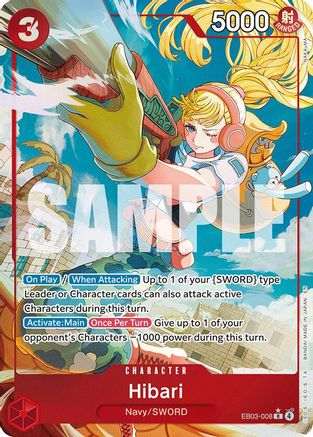 Hibari (Alternate Art) -  (EB03-008) - Rare