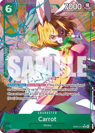 Carrot (Alternate Art) -  (EB03-013) - Rare