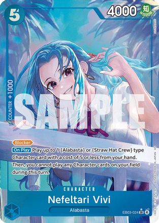Nefeltari Vivi (024) (Alternate Art) -  (EB03-024) - Super Rare