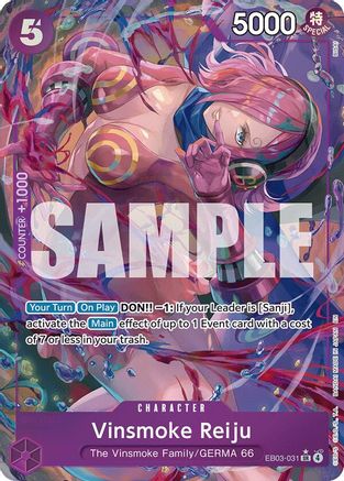 Vinsmoke Reiju (Alternate Art) -  (EB03-031) - Super Rare