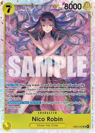 Nico Robin (055) -  (EB03-055) - Super Rare