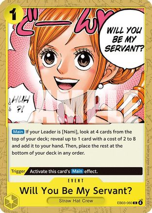 Will You Be My Servant? -  (EB03-060) - Common