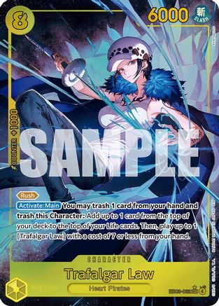 Trafalgar Law (Alternate Art) -  (EB03-062) - Secret Rare