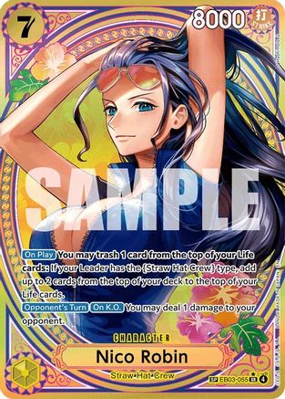 Nico Robin (055) (SP) -  (EB03-055) - Super Rare