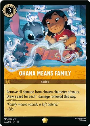 Ohana Means Family - 32/204 - Legendary