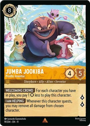 Jumba Jookiba (Prolific Inventor) - 19/204 - Rare