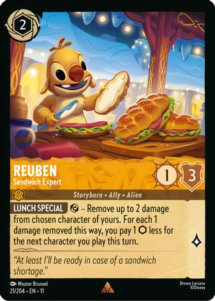 Reuben (Sandwich Expert) - 21/204 - Rare