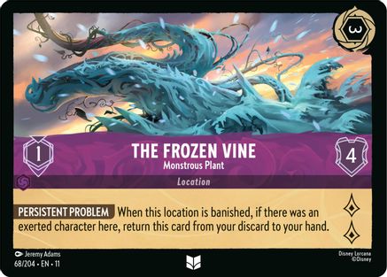 The Frozen Vine (Monstrous Plant) - 68/204 - Uncommon (Foil)
