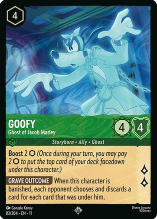 Goofy (Ghost of Jacob Marley) - 83/204 - Super Rare (Foil)