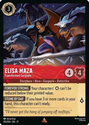 Elisa Maza (Transformed Gargoyle) - 112/204 - Rare
