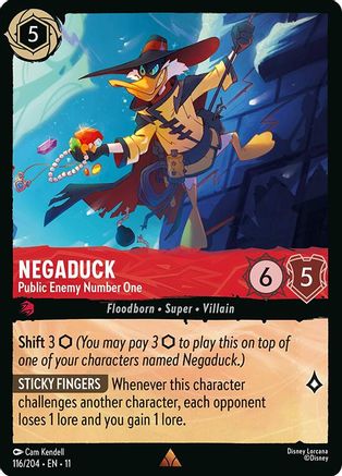 Negaduck (Public Enemy Number One) - 116/204 - Rare