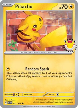 Pikachu (Pokemon Day 2026) 051  - Holofoil promo