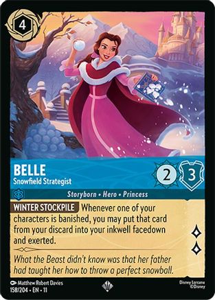 Belle (Snowfield Strategist) - 158/204 - Super Rare (Foil)