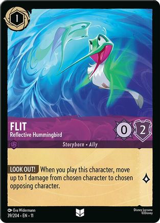 Flit (Reflective Hummingbird) - 39/204 - Uncommon (Foil)
