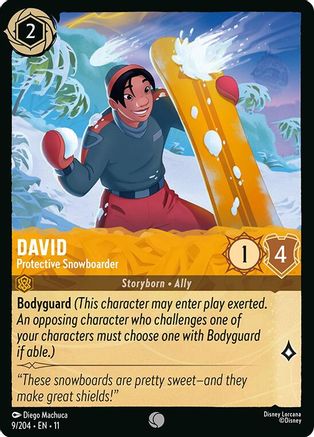 David (Protective Snowboarder) - 9/204 - Common
