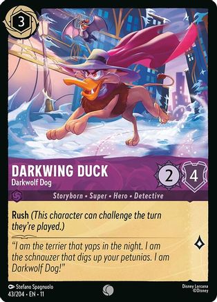 Darkwing Duck (Darkwolf Dog) - 43/204 - Common (Foil)