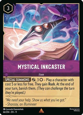 Mystical Inkcaster - 66/204 - Rare