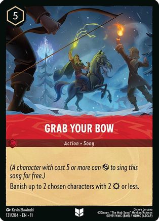 Grab Your Bow - 131/204 - Uncommon (Foil)