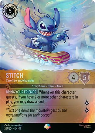 Stitch (Carefree Snowboarder) - 207/204 - Epic