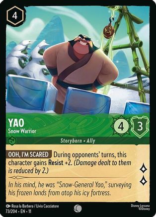 Yao (Snow Warrior) - 73/204 - Common