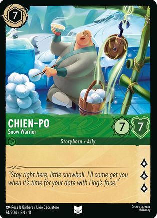 Chien-Po  (Snow Warrior) - 74/204 - Uncommon (Foil)
