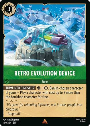 Retro Evolution Device - 100/204 - Rare