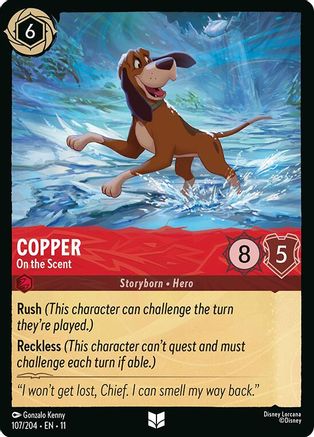 Copper (On the Scent) - 107/204 - Uncommon