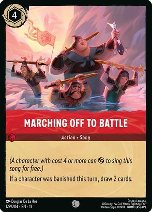 Marching Off to Battle - 129/204 - Common (Foil)