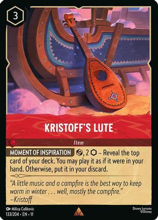 Kristoff's Lute - 133/204 - Rare