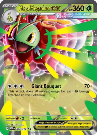 Mega Meganium ex 010/217 - Double Rare